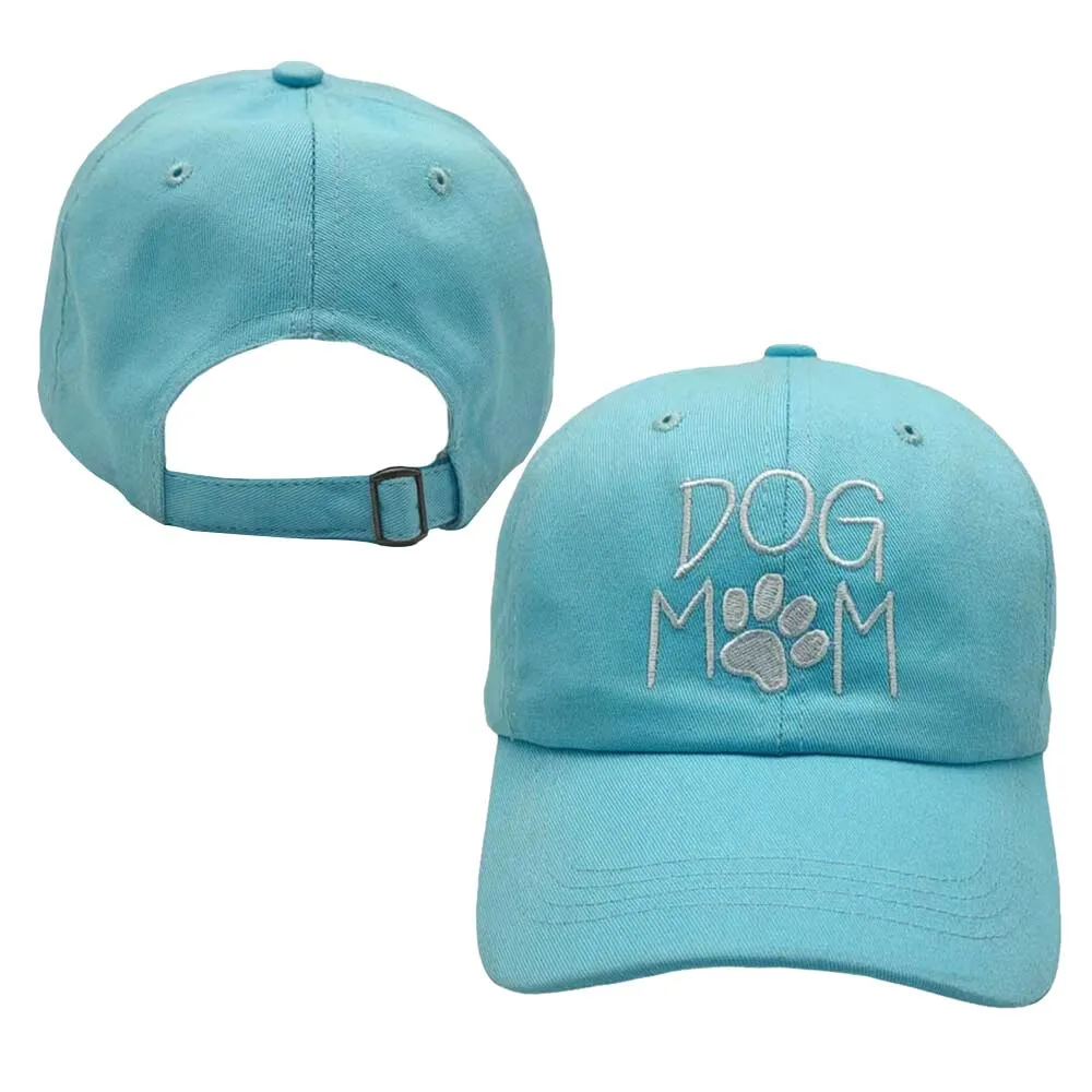 Paw Pointed Dog Mom Message Baseball Cap