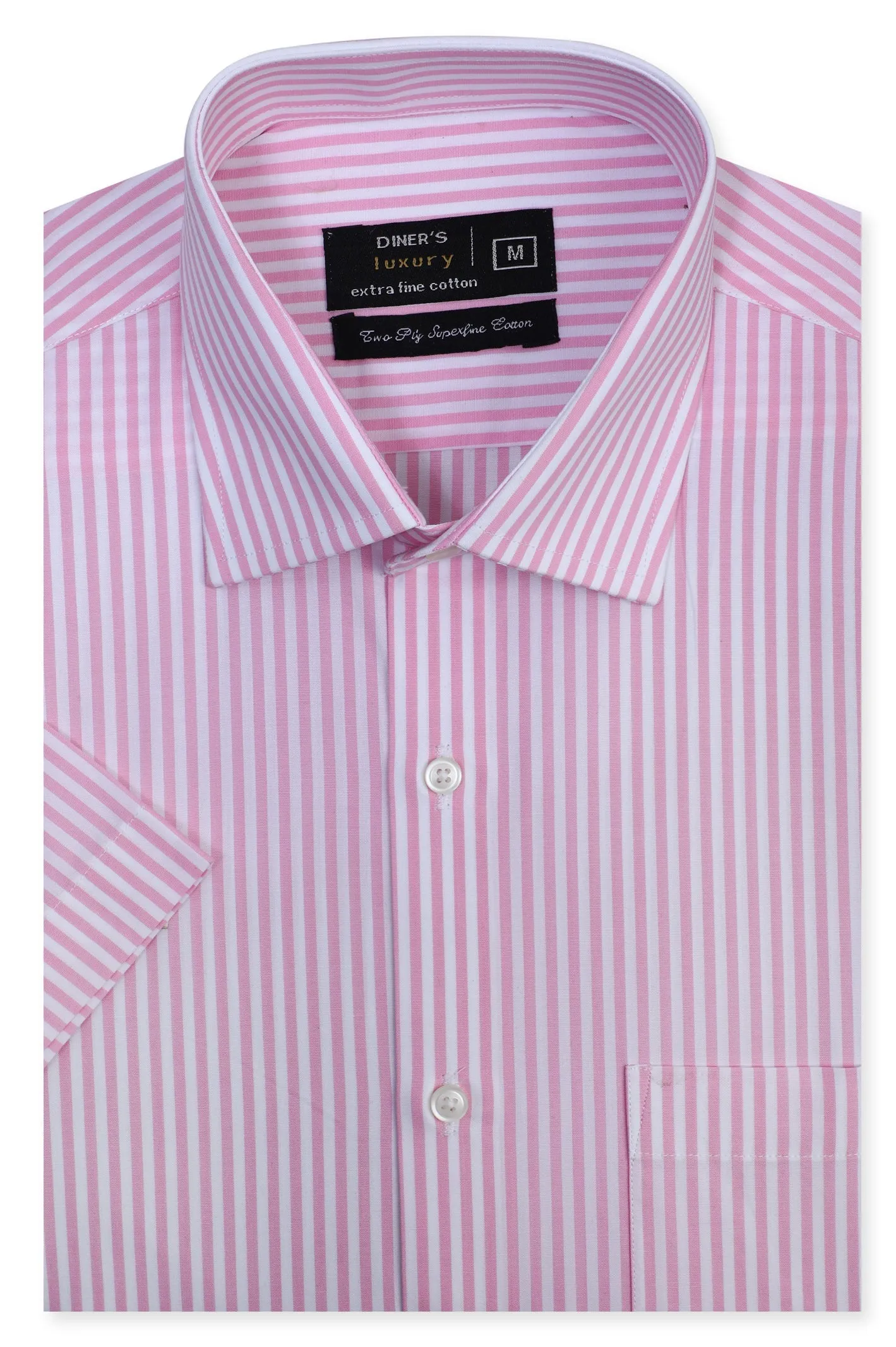 Pink Formal Luxury Shirt (Half Sleeves)