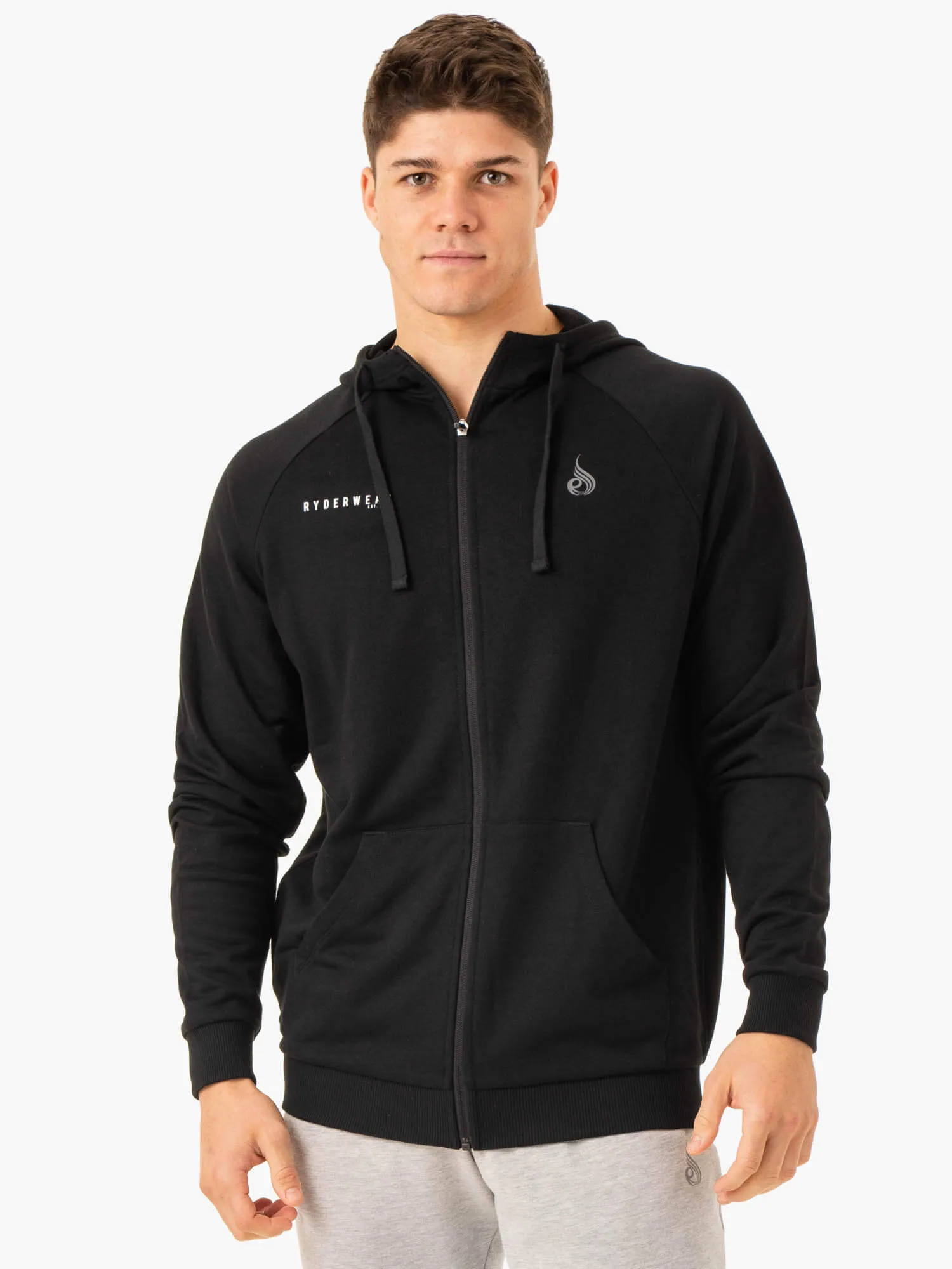 Pursuit Zip Up Hoodie - Black