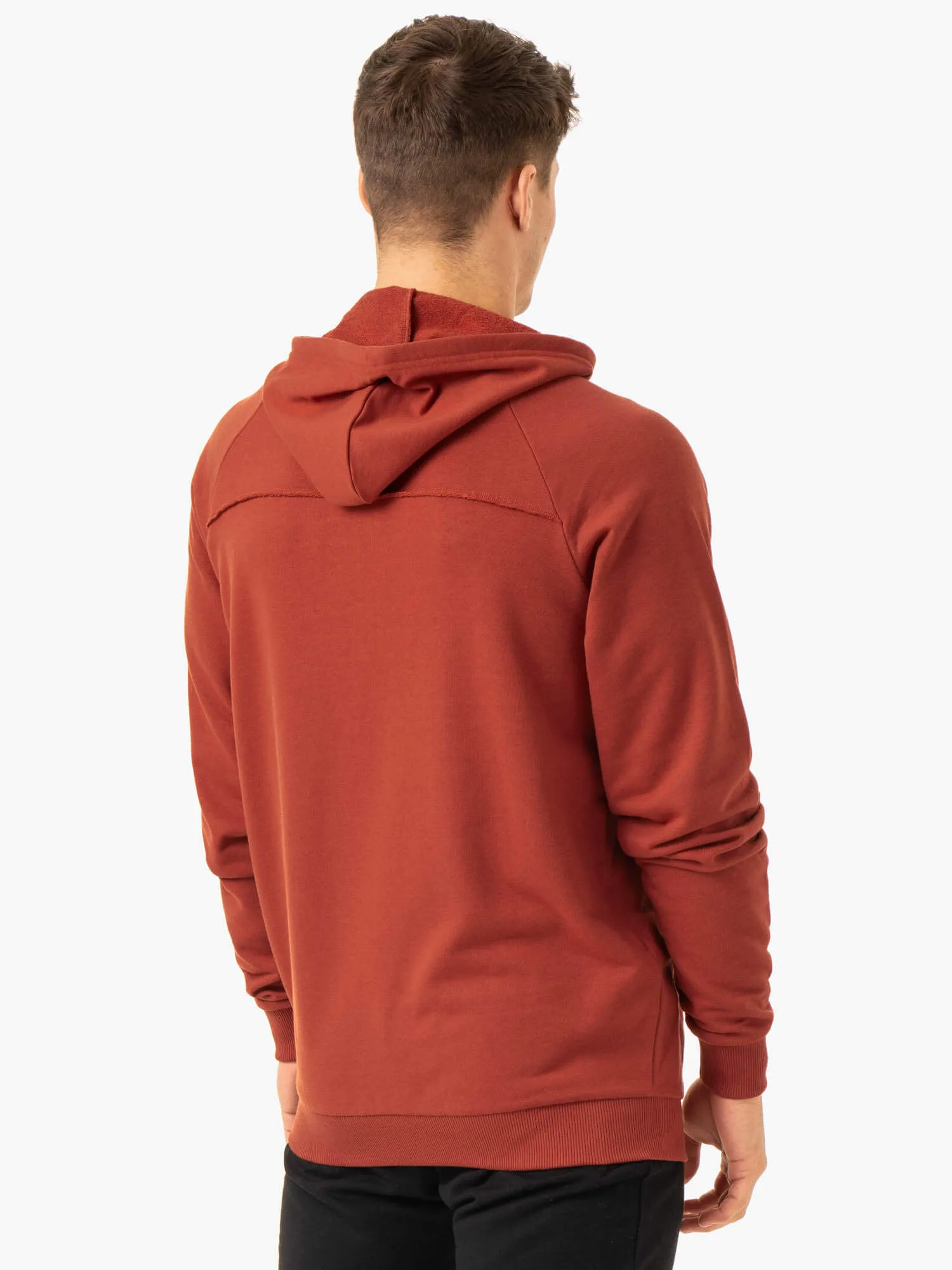 Pursuit Zip Up Hoodie - Red Clay