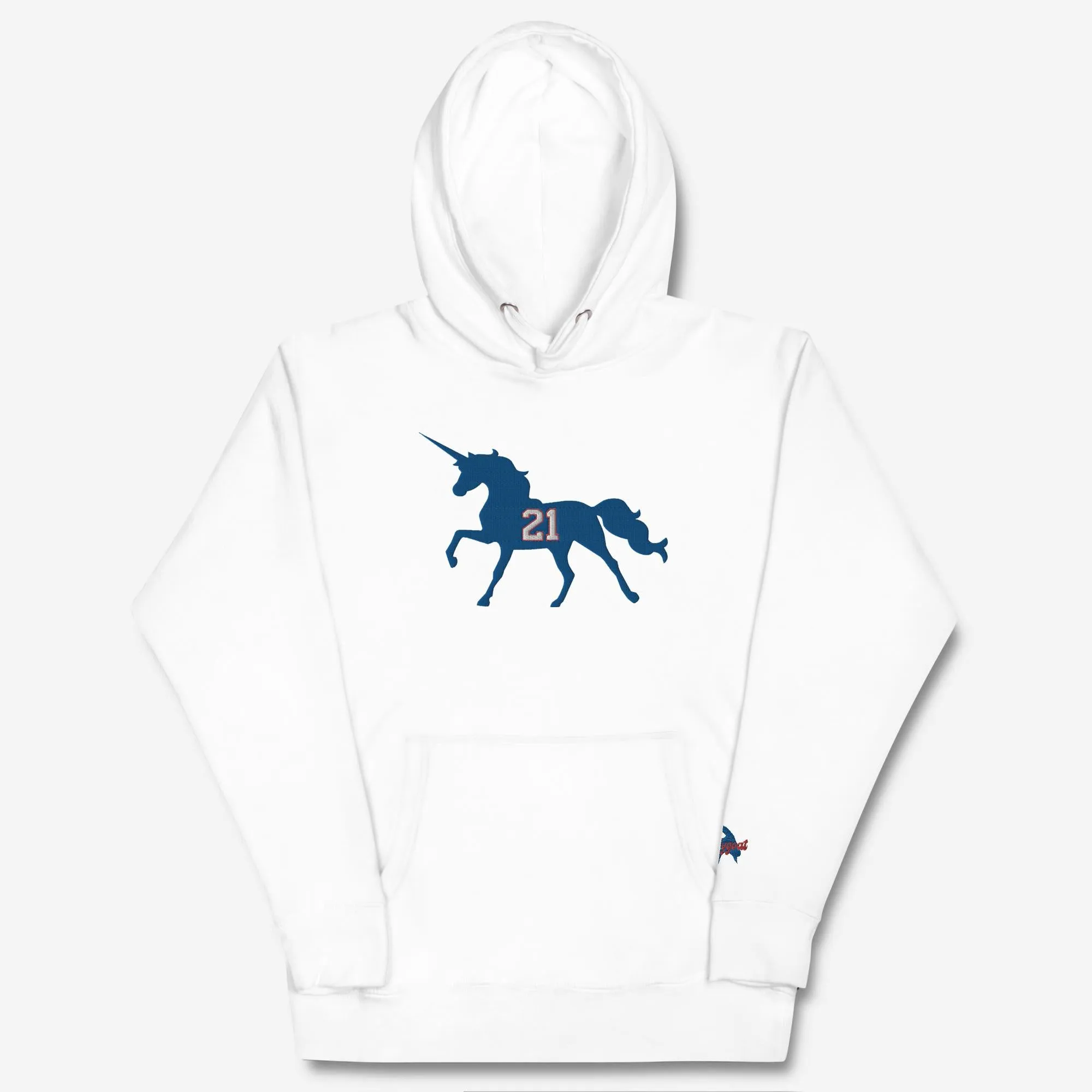 "Embiidicorns Are Real" Embroidered Hoodie