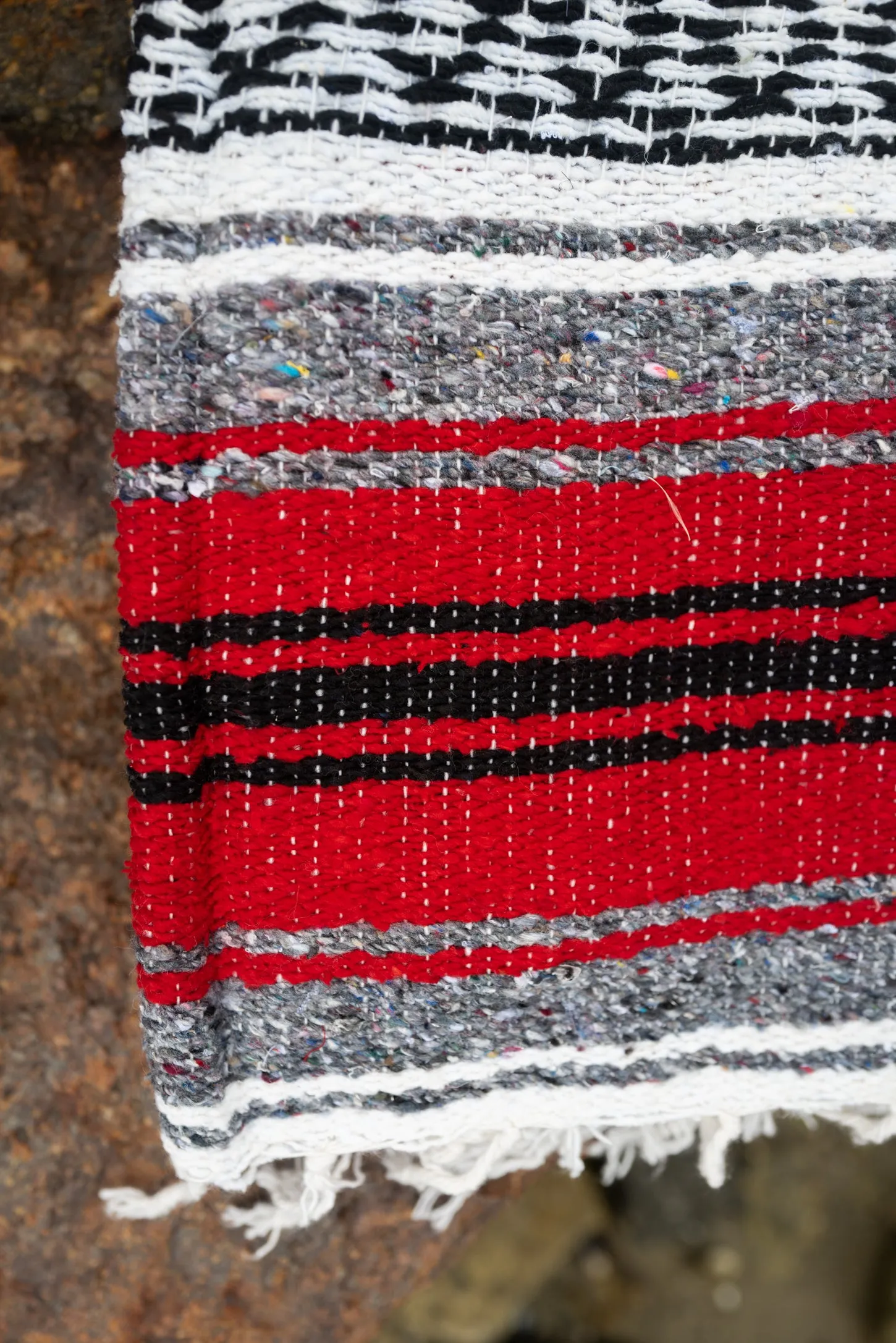 Recycled Mexican Falsa Blanket