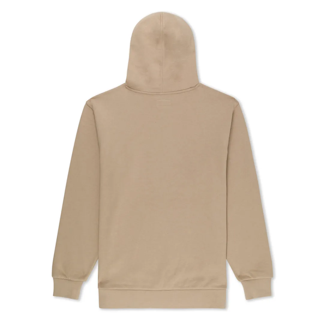 RIPNDIP RIPNDIP RUBBER LOGO HOODIE-SAND