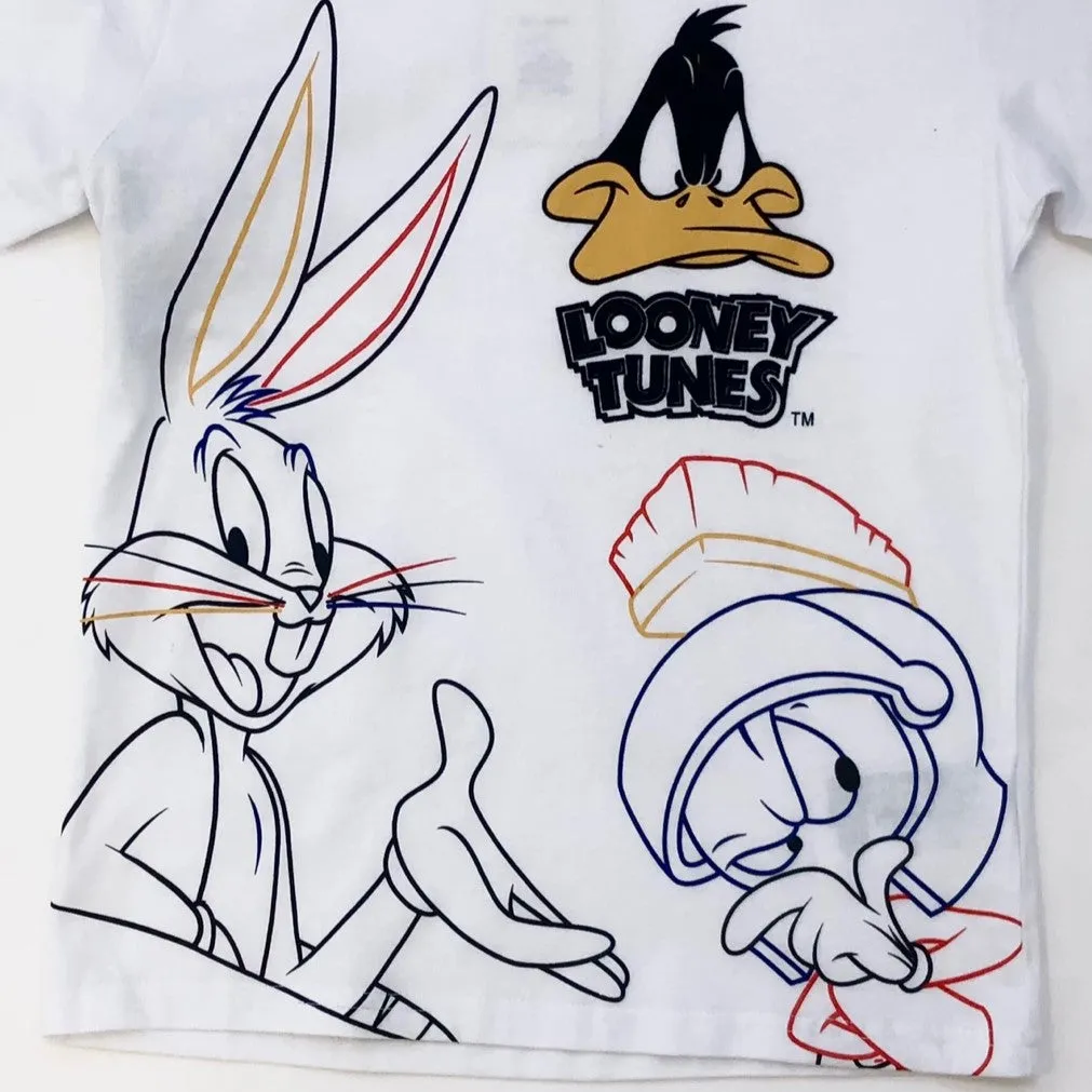 Southpole Looney Tunes Kids Graphic T-Shirt - Fun Cartoon Print Tee for Boys and Girls