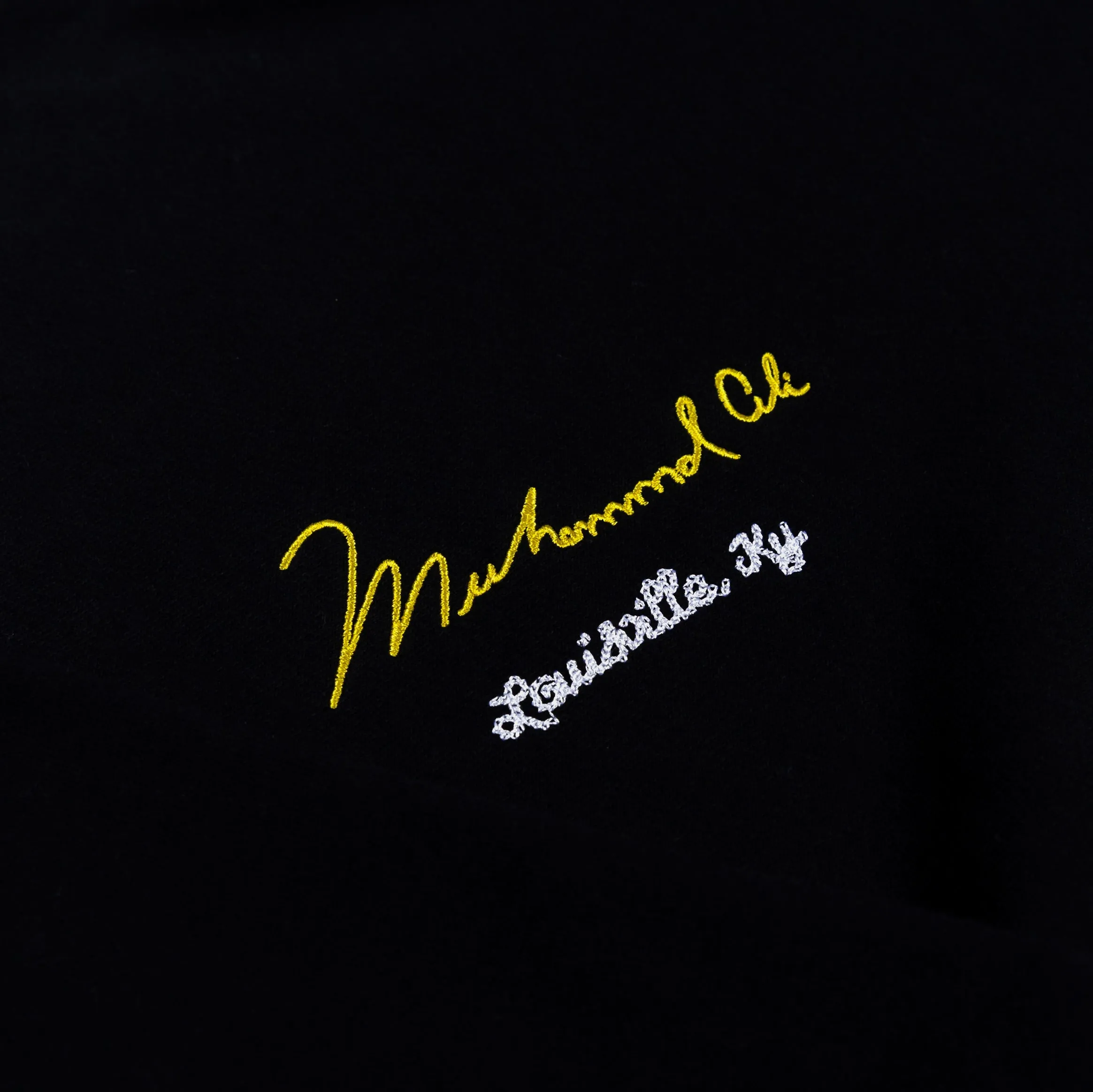 SP x Muhammad Ali Thrilla in Manila Pullover Mens Hoodie (Black/Yellow)