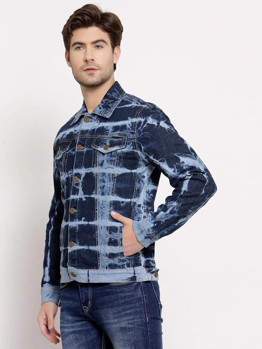 Style Quotient Mens Solid Denim Jackets