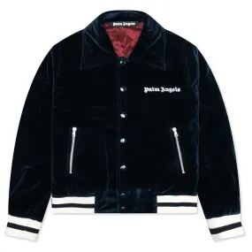 Sunday Baseball Jacket - Indigo/Off White