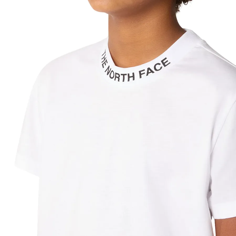 The North Face boys' short sleeve t-shirt in Zumu cotton NF0A877SFN41 white