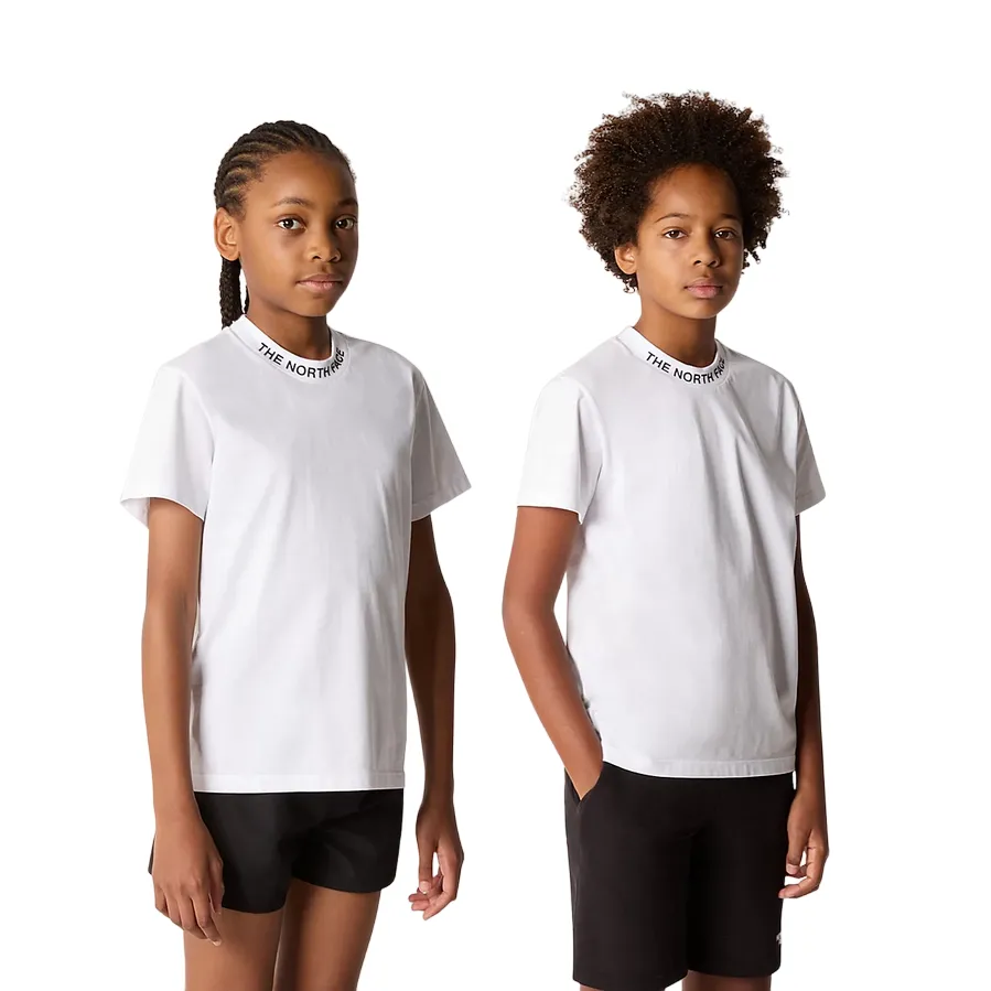 The North Face boys' short sleeve t-shirt in Zumu cotton NF0A877SFN41 white