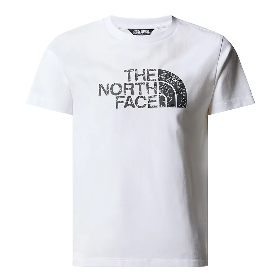 The North Face Easy NF0A87T6XOY boy's short sleeve t-shirt white