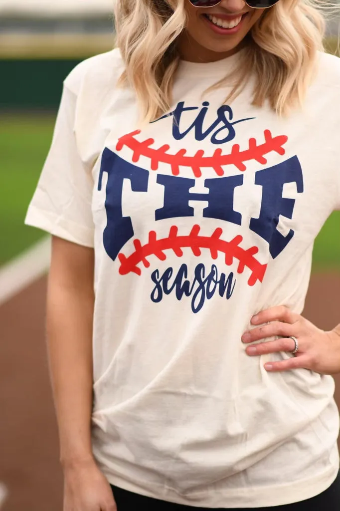 Tis The Season Baseball Graphic Tee