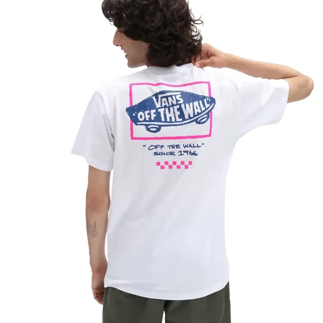 Vans Sketchy Past T-shirt VN0A7PLVWHT1 white 