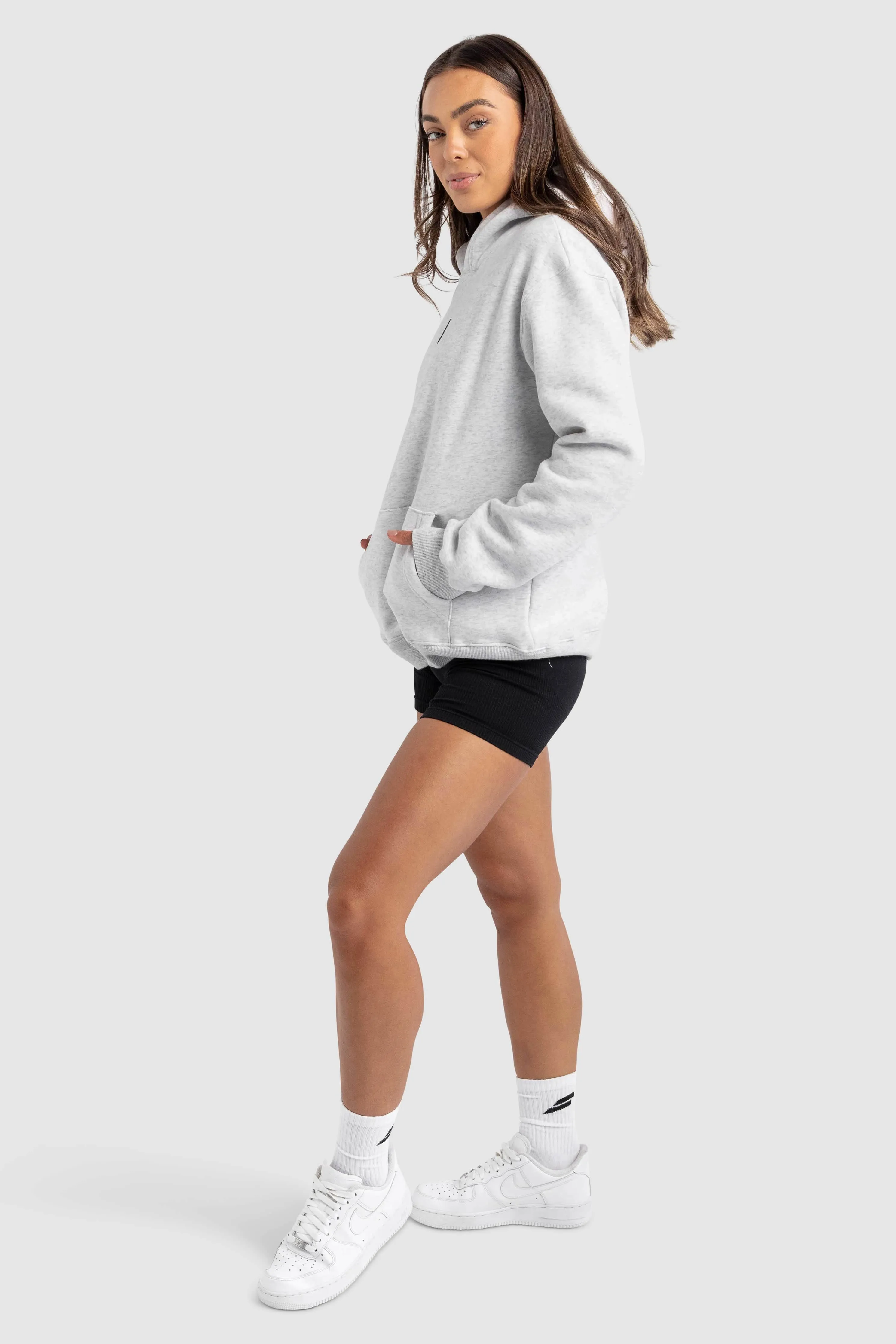 Women's Mark Hoodie - Snow Marl