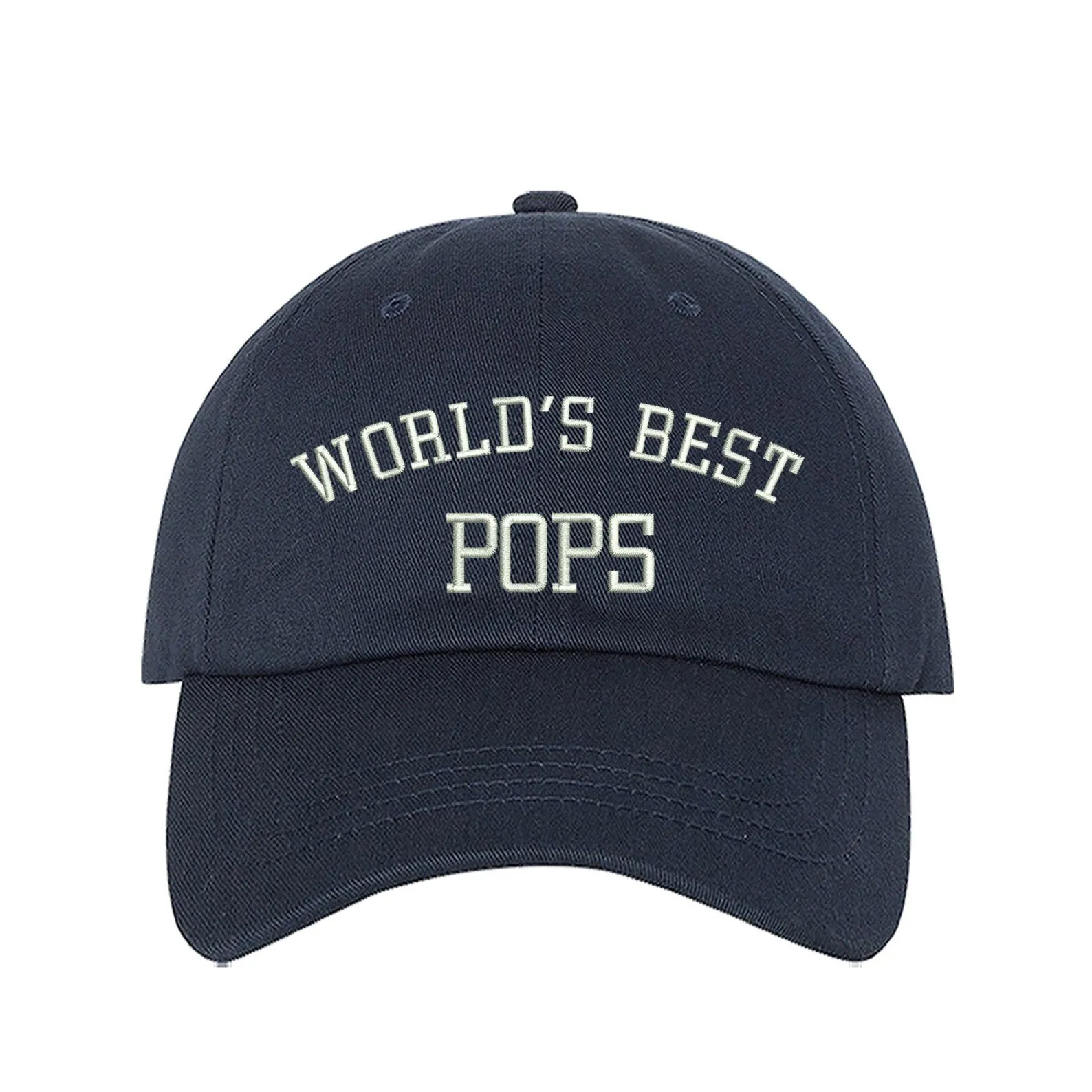 Worlds Best Pops Baseball Hat