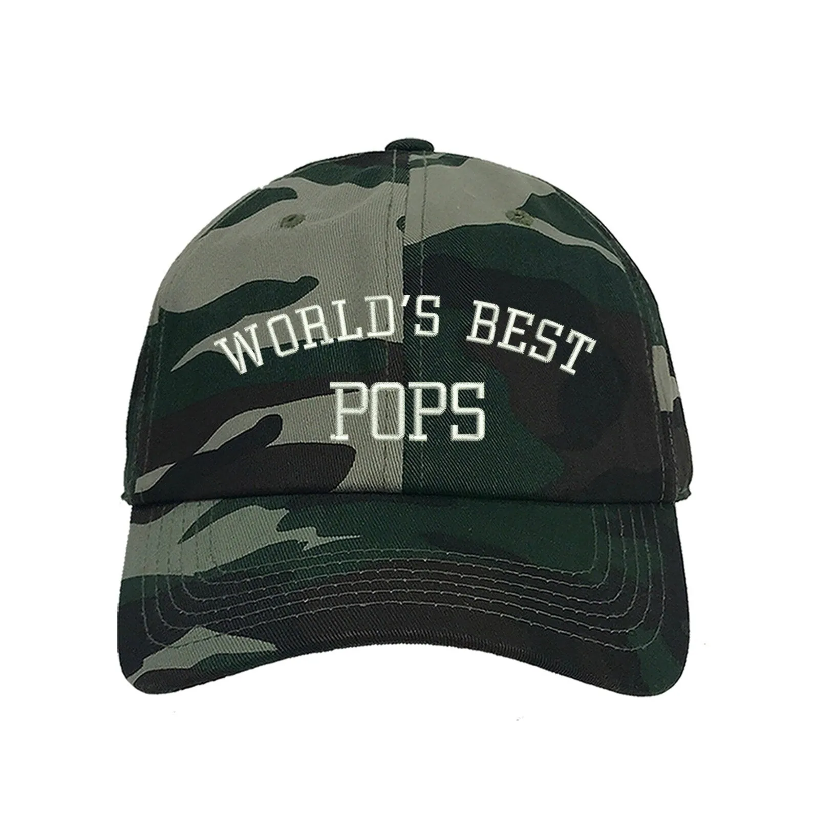 Worlds Best Pops Baseball Hat