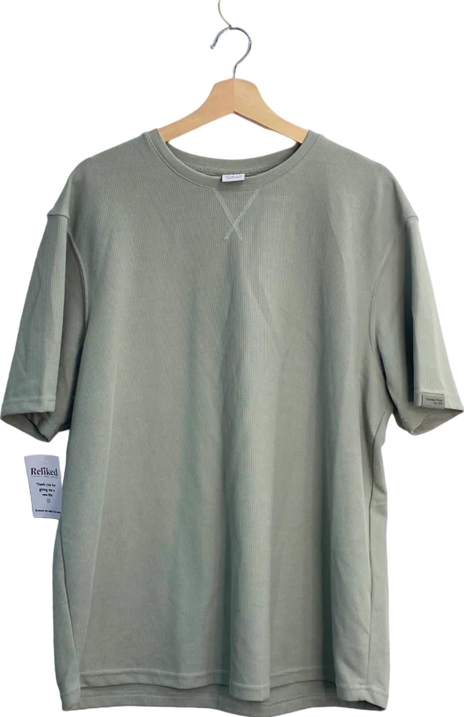 Zara Green Short Sleeve T-Shirt UK Size L